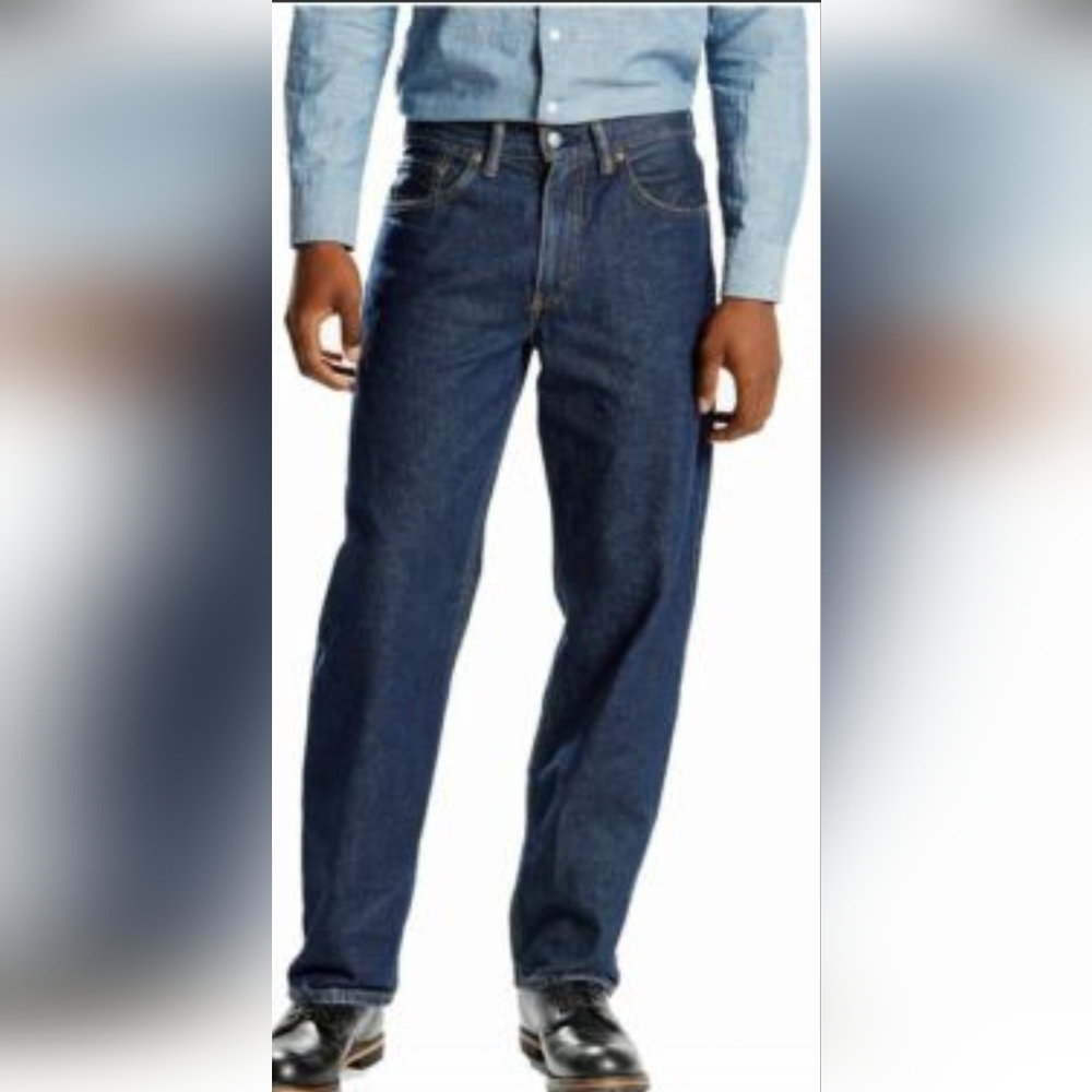 Levi's 550 Classic Blue Denim Jeans Size 40 X 30